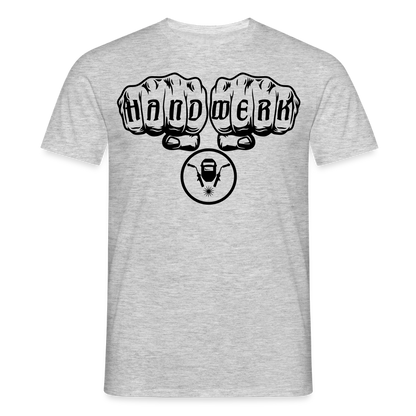 Unisex T-Shirt "Schweisser" Grau meliert Männer T-Shirt