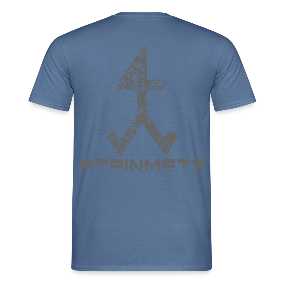 Unisex T-Shirt "Steinmetz" Taubenblau Männer T-Shirt