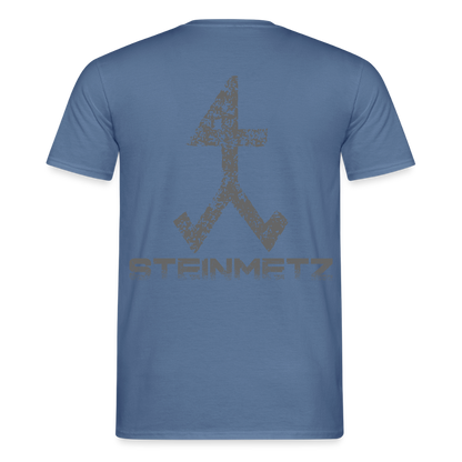 Unisex T-Shirt "Steinmetz" Taubenblau Männer T-Shirt
