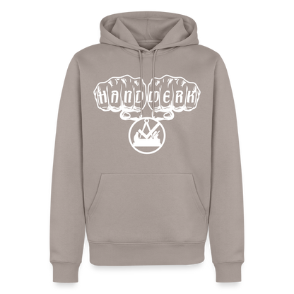 Männer Premium Hoodie "Schreiner" Taupe Männer Premium Hoodie