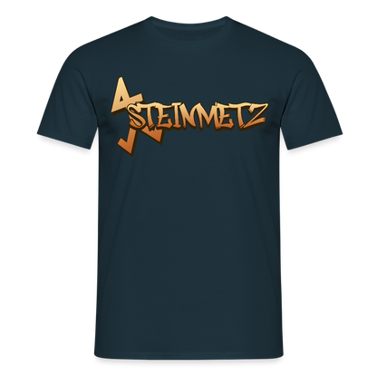 Unisex T-Shirt "Steinmetz" Navy Männer T-Shirt