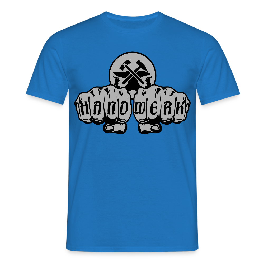 Unisex T-Shirt "Metallbauer" Royalblau Männer T-Shirt