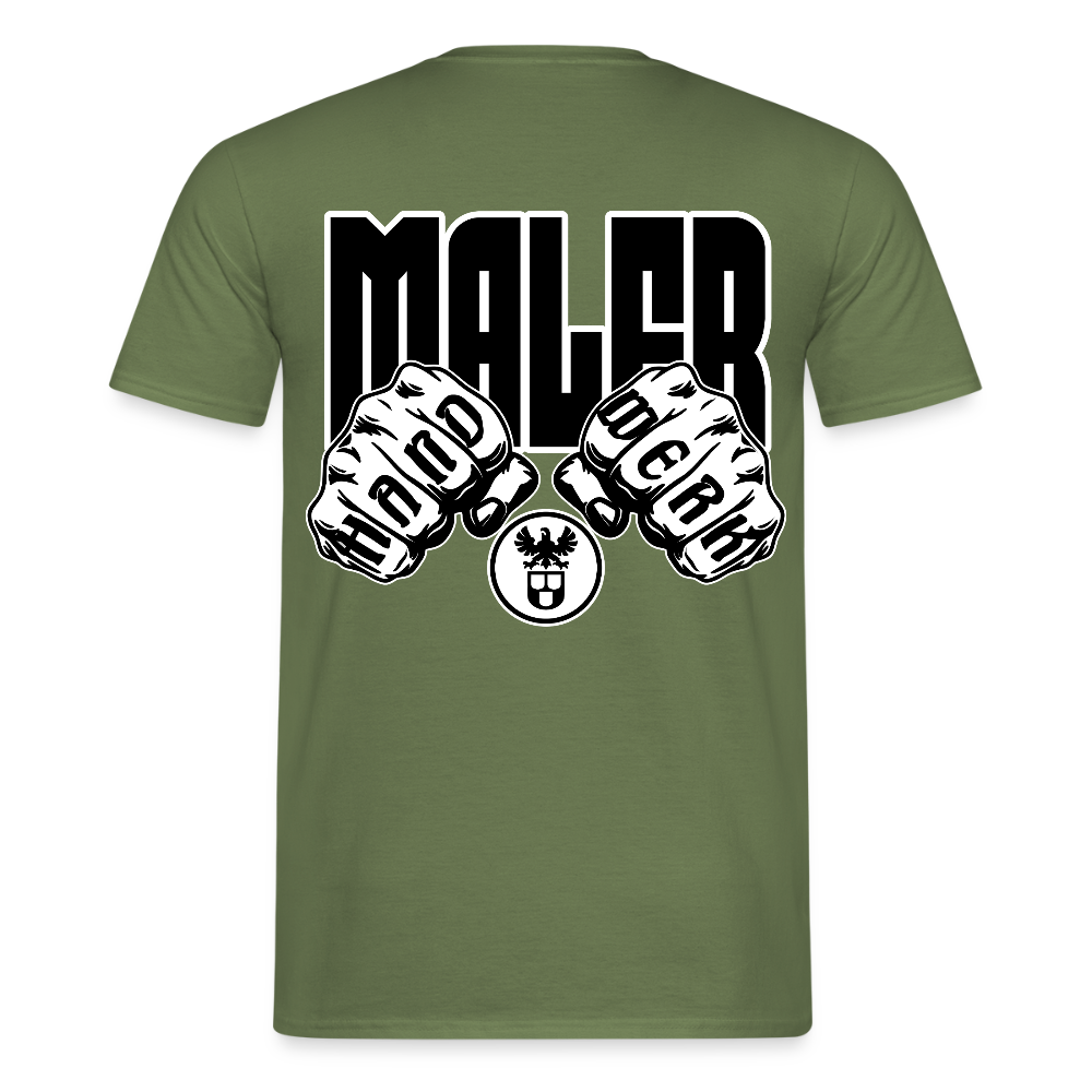 Unisex T-Shirt "Maler" Militärgrün Männer T-Shirt