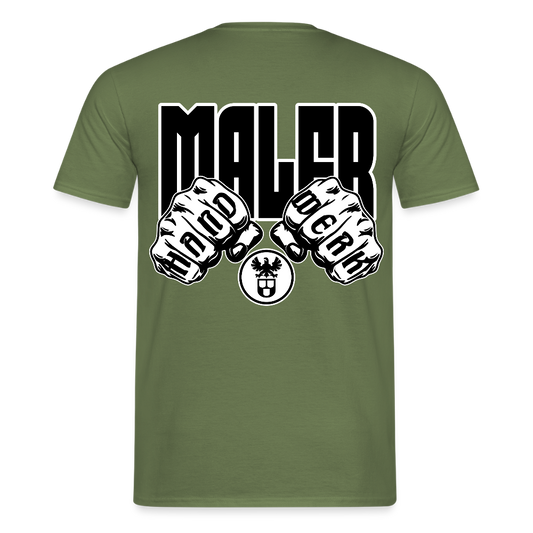 Unisex T-Shirt "Maler" Militärgrün Männer T-Shirt