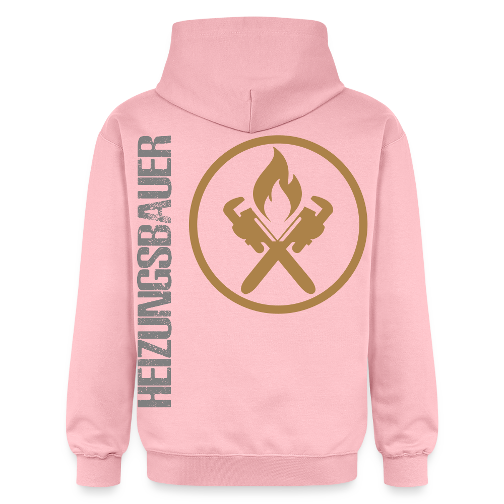 Gildan Unisex Softstyle® "Heizungsbauer" Hellrosa Gildan Unisex Softstyle® Midweight Hoodie
