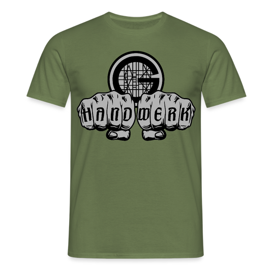 Unisex T-Shirt "Gerüstbauer" - Militärgrün