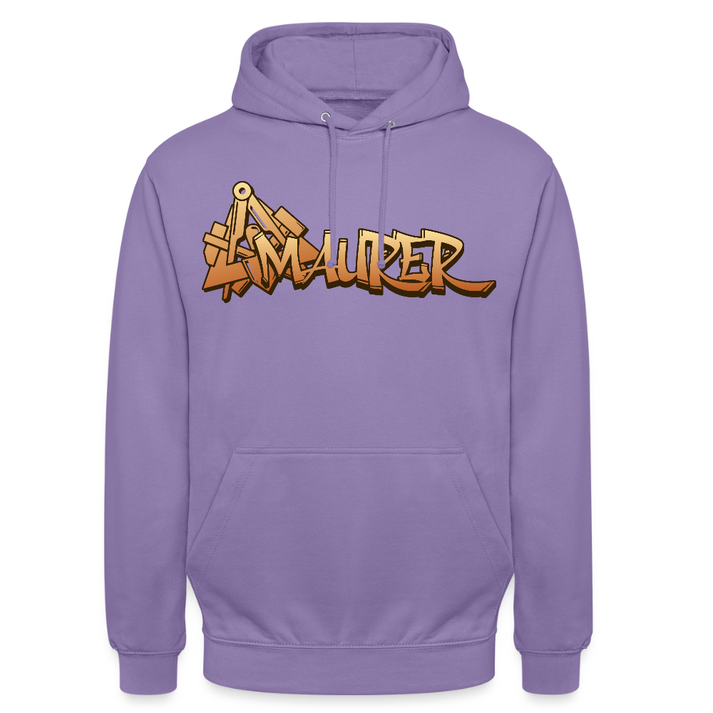 Unisex Hoodie "Maurer" Lavendel Unisex Hoodie