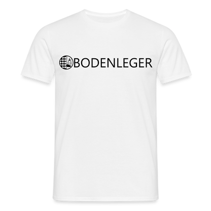 Unisex T-Shirt "Bodenleger" Weiß Männer T-Shirt