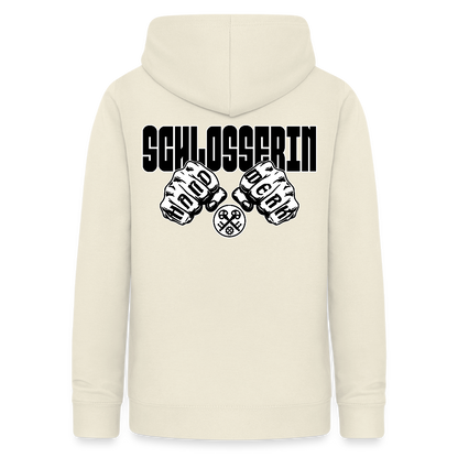 Frauen Hoodie "Schlosserin" (beidseitig beruckt) Vanille-Milchshake Frauen Hoodie
