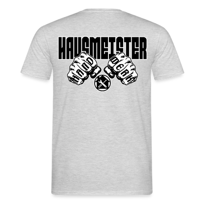 Unisex T-Shirt "Hausmeister" Grau meliert Männer T-Shirt