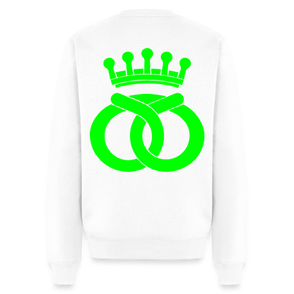 Unisex Premium Pullover "Bäcker" neongrün Weiß Männer Premium Pullover