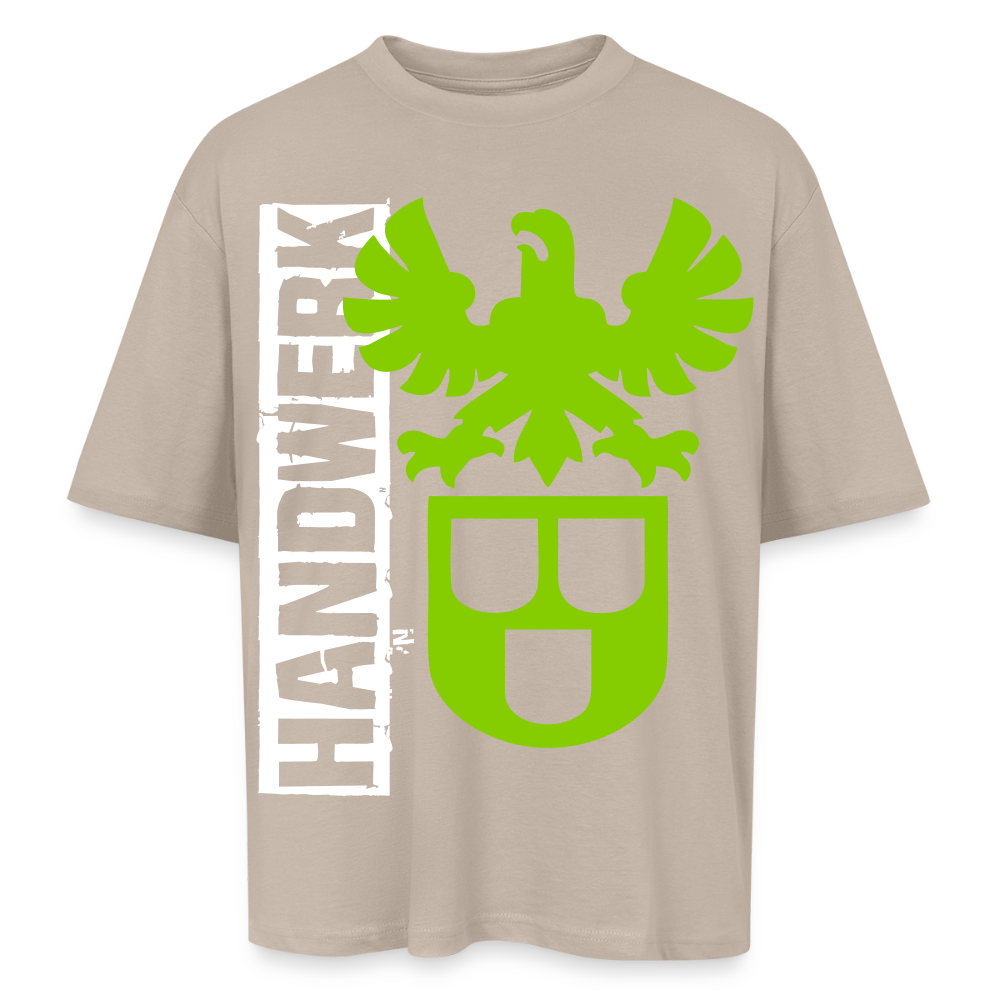 Oversized Unisex T-Shirt "Maler+Lackierer" Sahara Oversized Unisex T-Shirt