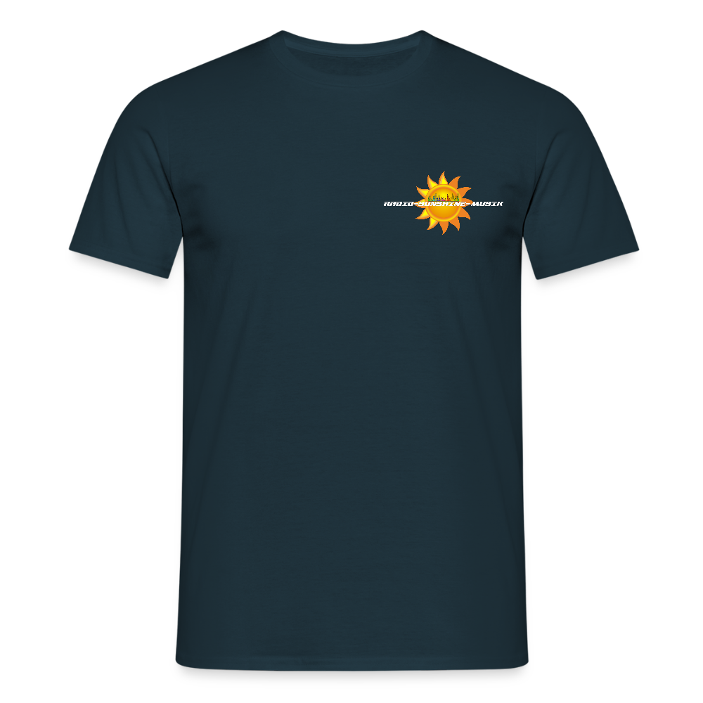 Unisex T-Shirt "Radio-Sunshine-Musik" (beidseitig bedruckt) Männer T-Shirt