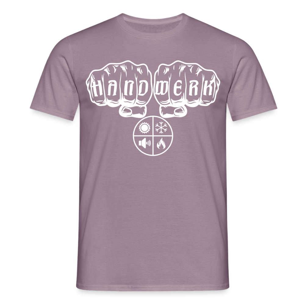 Unisex T-Shirt "Isolierer" Lilagrau Männer T-Shirt