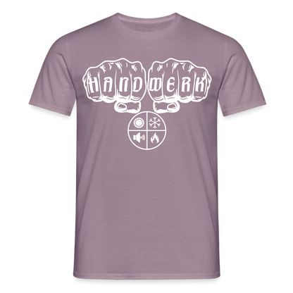 Unisex T-Shirt "Isolierer" Lilagrau Männer T-Shirt