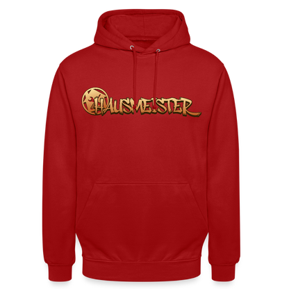 Unisex Hoodie "Hausmeister" Rot Unisex Hoodie