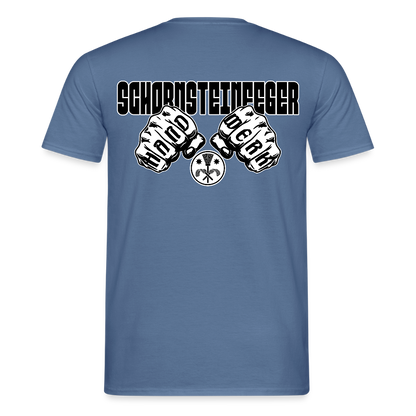 Unisex T-Shirt "Schornsteinfeger" Taubenblau Männer T-Shirt