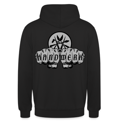 Unisex Hoodie "Spengler" beidseitig bedruckt - Schwarz