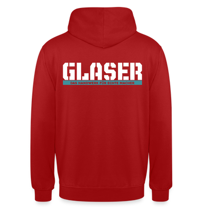 Unisex Hoodie HW-300 | MACHER "Glaser" Rot Unisex Hoodie {{ color }}