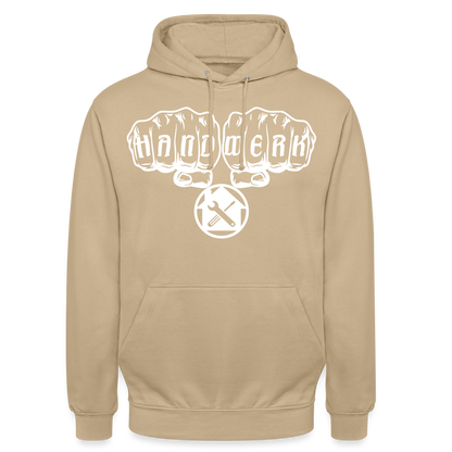 Unisex Hoodie "Hausmeister" Beige Unisex Hoodie