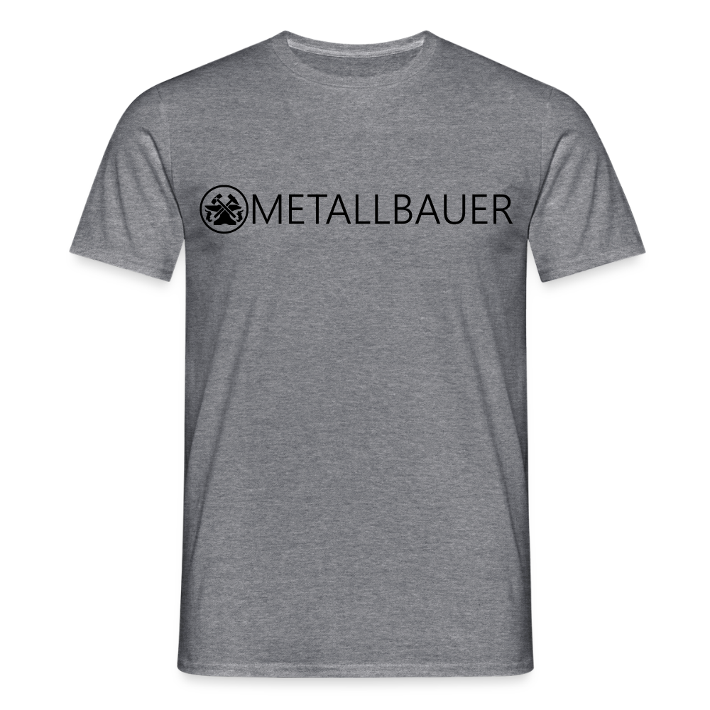 Unisex T-Shirt "Metallbauer" Graphit meliert Männer T-Shirt
