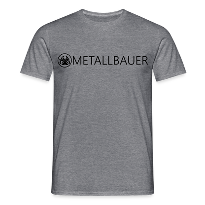 Unisex T-Shirt "Metallbauer" Graphit meliert Männer T-Shirt