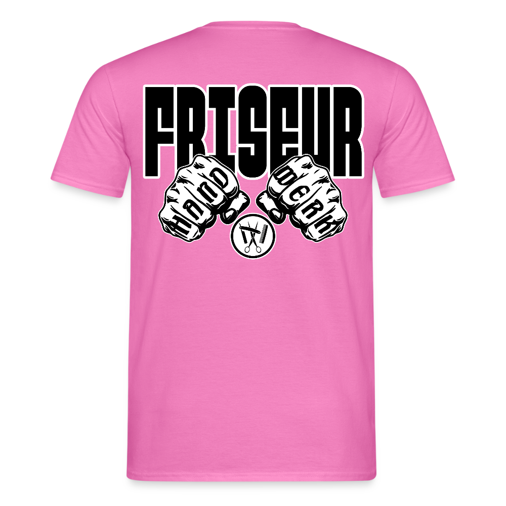 Unisex T-Shirt "Friseur" Pink Männer T-Shirt