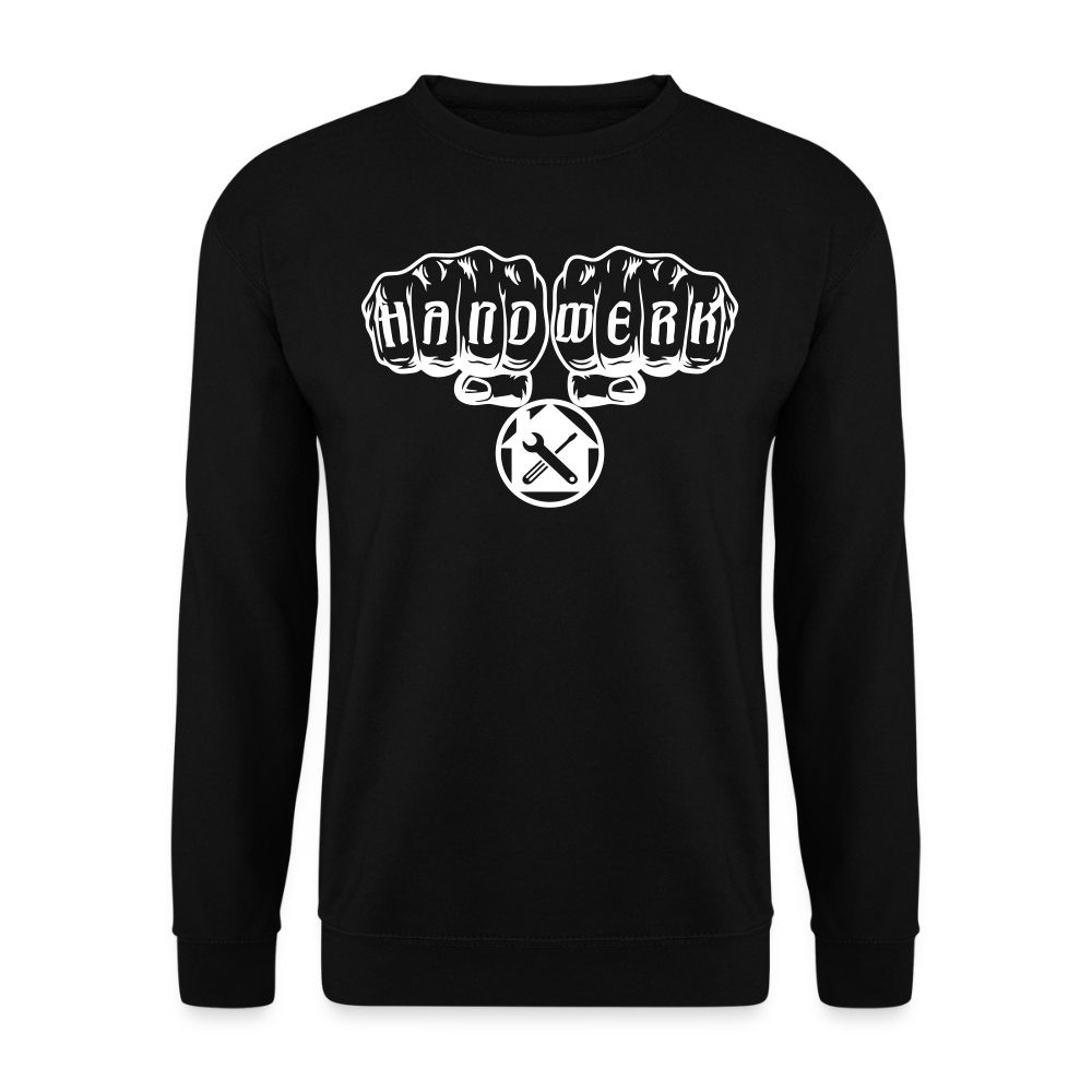 Unisex Pullover "Hausmeister" Schwarz Unisex Pullover