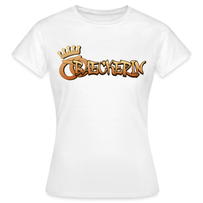 Frauen T-Shirt "Bäckerin" Weiß Frauen T-Shirt