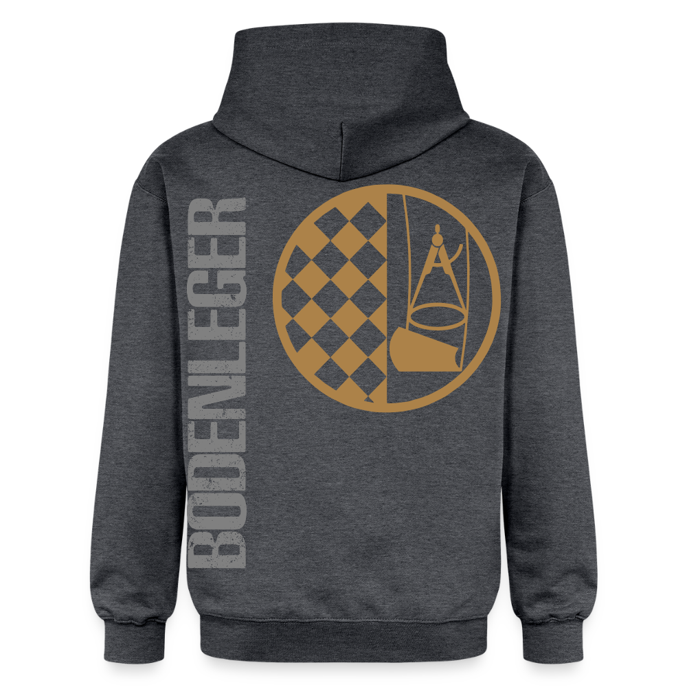 Gildan Unisex Softstyle® "Bodenleger" Dunkelgrau meliert Gildan Unisex Softstyle® Midweight Hoodie