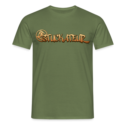 Unisex T-Shirt "Stuckateur" Militärgrün Männer T-Shirt