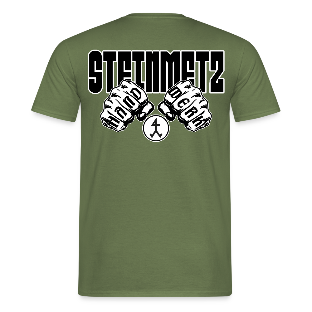 Unisex T-Shirt "Steinmetz" Militärgrün Männer T-Shirt