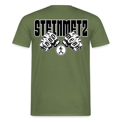 Unisex T-Shirt "Steinmetz" Militärgrün Männer T-Shirt