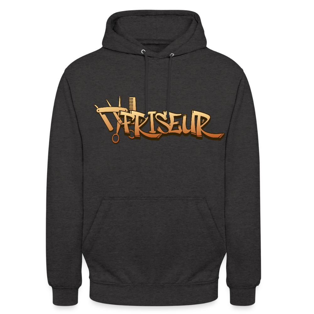 Unisex Hoodie "Friseur" Anthrazit Unisex Hoodie