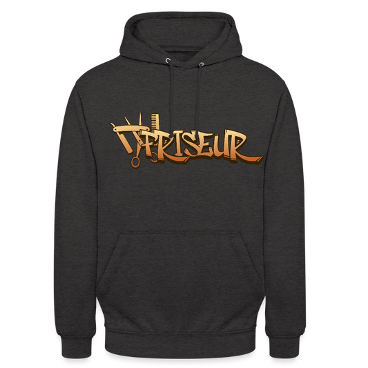 Unisex Hoodie "Friseur" Anthrazit Unisex Hoodie