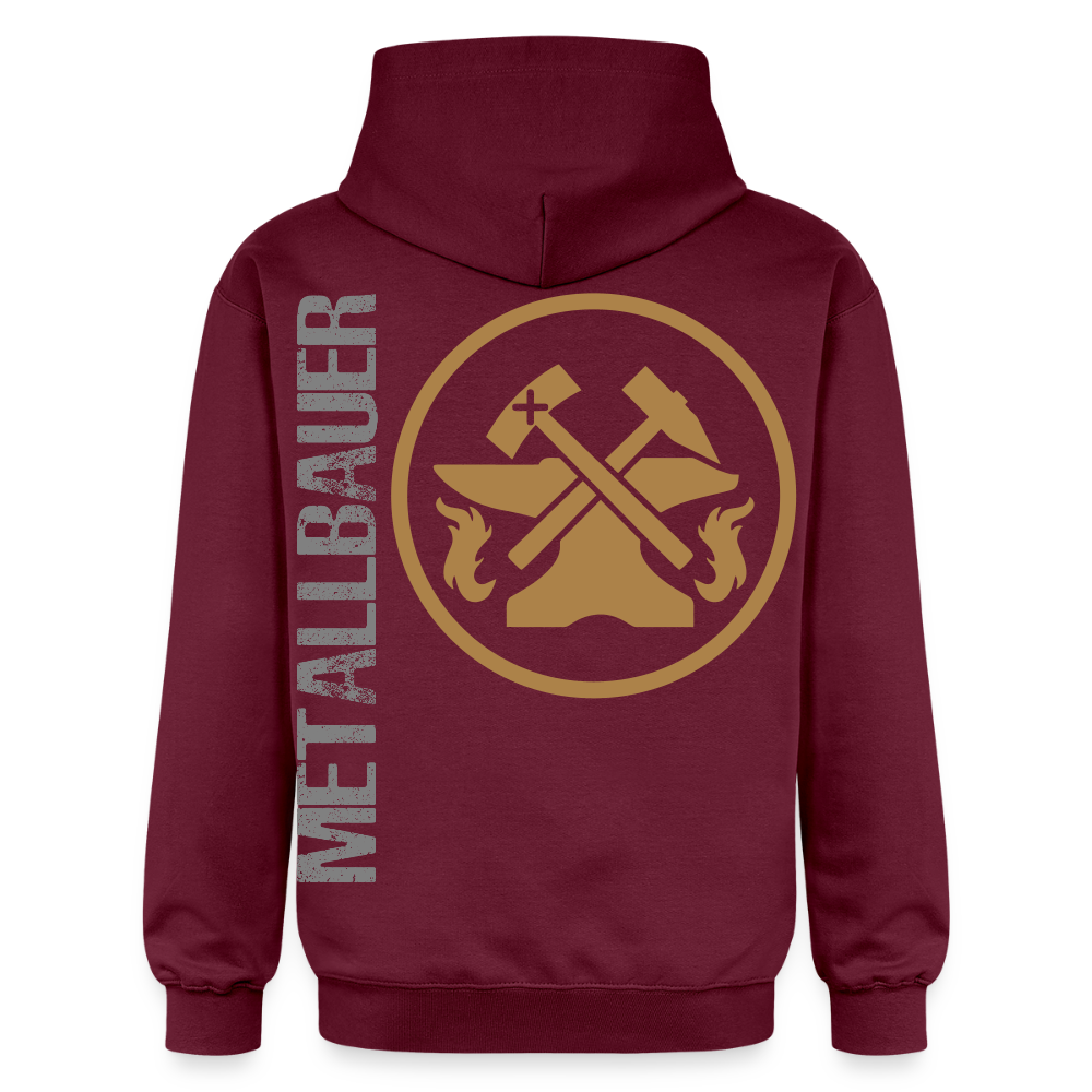 Gildan Unisex Softstyle® "Metallbauer" Maroon Gildan Unisex Softstyle® Midweight Hoodie