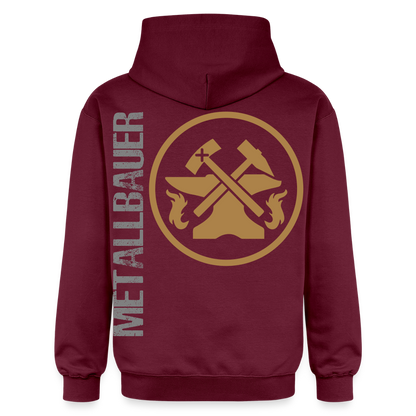 Gildan Unisex Softstyle® "Metallbauer" Maroon Gildan Unisex Softstyle® Midweight Hoodie