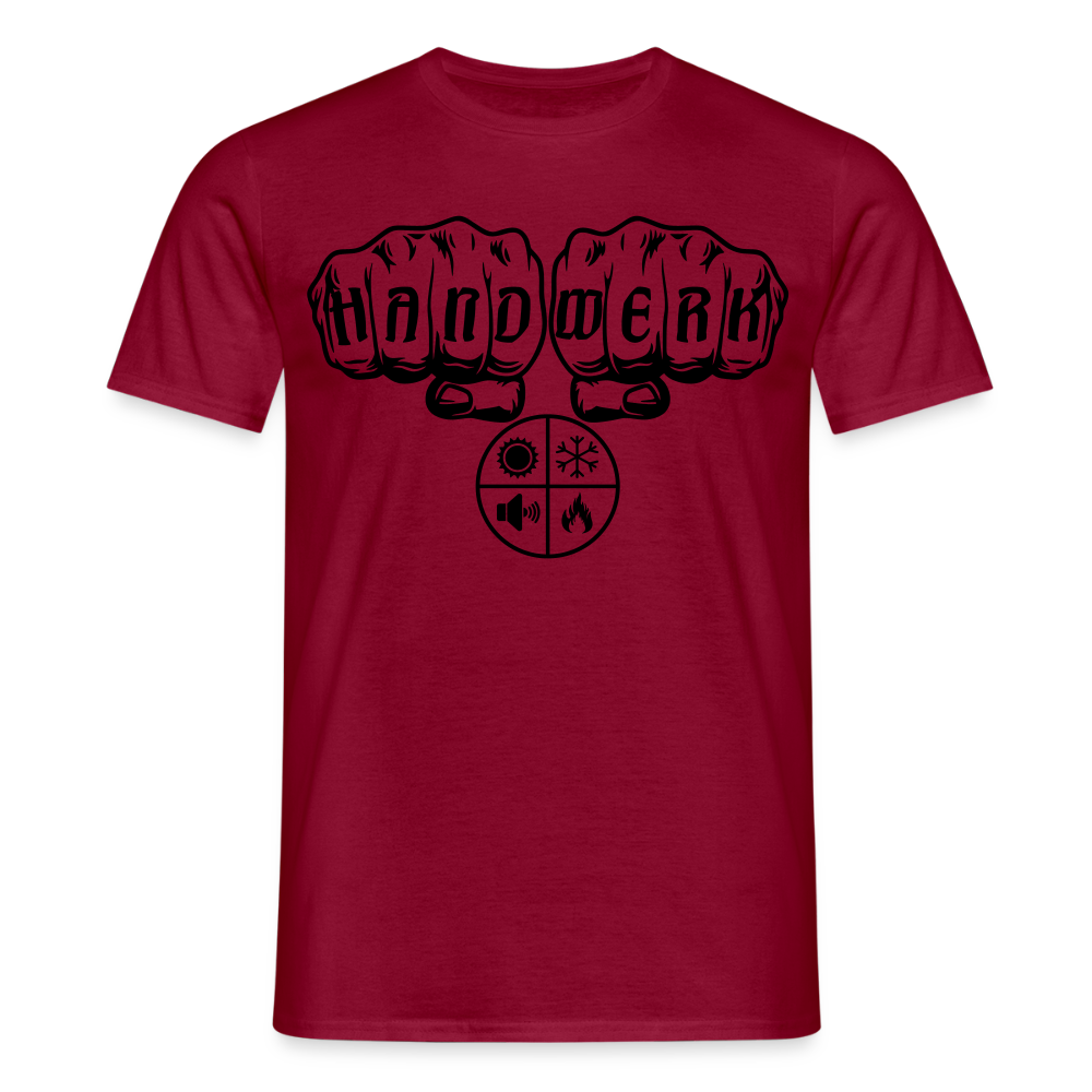 Unisex T-Shirt "Isolierer" Ziegelrot Männer T-Shirt