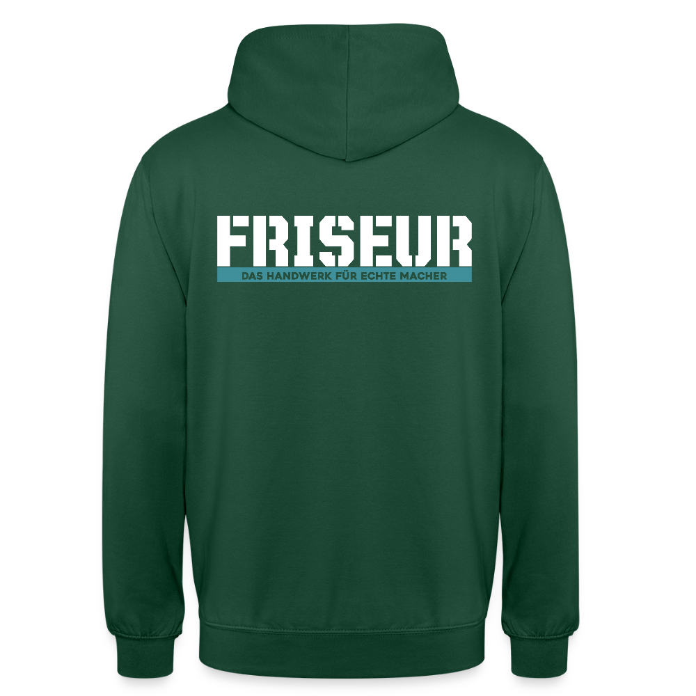 Unisex Hoodie HW-300 | MACHER "Friseur" Flaschengrün Unisex Hoodie {{ color }}