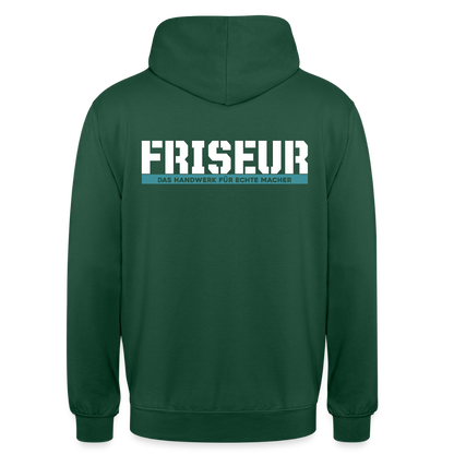 Unisex Hoodie HW-300 | MACHER "Friseur" Flaschengrün Unisex Hoodie {{ color }}