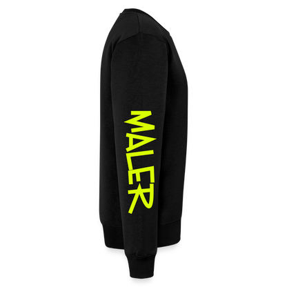 Unisex Premium Pullover "Maler" neongelb Männer Premium Pullover