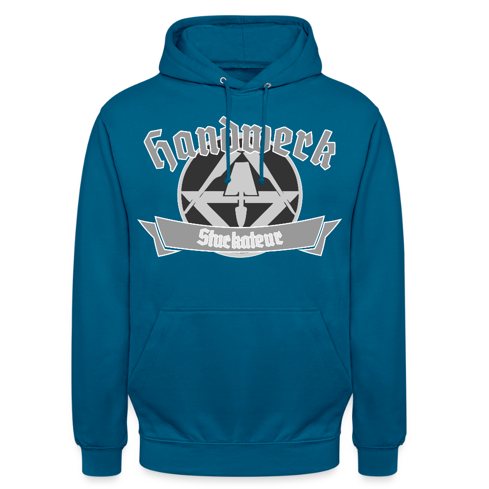 Unisex Hoodie "Stuckateur" Tiefseeblau Unisex Hoodie