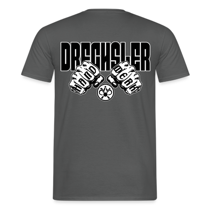 Unisex T-Shirt "Drechsler" (beidseitig bedruckt) - Anthrazit