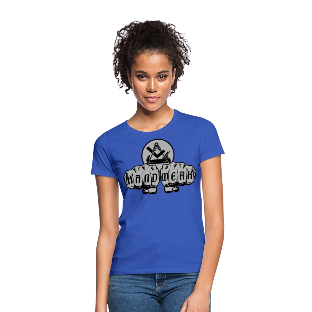 Frauen T-Shirt "Schreiner/Tischler" - Royalblau