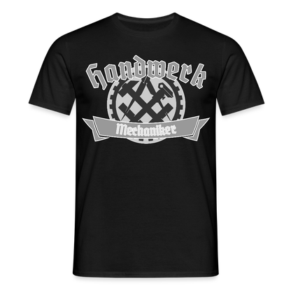 Unisex T-Shirt "Mechaniker" Schwarz Männer T-Shirt