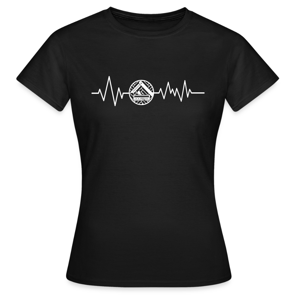 Frauen T-Shirt "Parkettleger" Schwarz Frauen T-Shirt