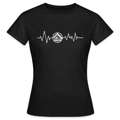 Frauen T-Shirt "Parkettleger" Schwarz Frauen T-Shirt