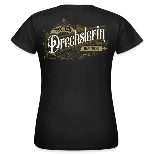 Frauen T-Shirt "Drechslerin"-Nostalgie Schwarz Frauen T-Shirt {{ color }}