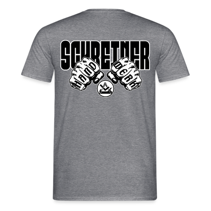 Unisex T-Shirt "Schreiner" Graphit meliert Männer T-Shirt