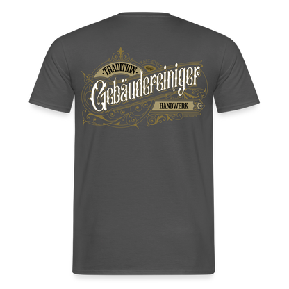 Unisex T-Shirt "Gebäudereiniger" von Spreadconnect, Männer T-Shirt mit nostalgischem Gebäudereiniger-Design, bequem und stylisch.